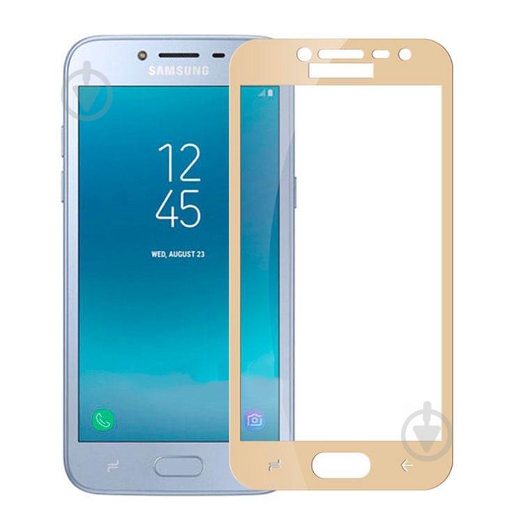 Захисне скло Walker Full Glue для Samsung Galaxy J2 J250 2018 Gold (hub_rSXH46852)