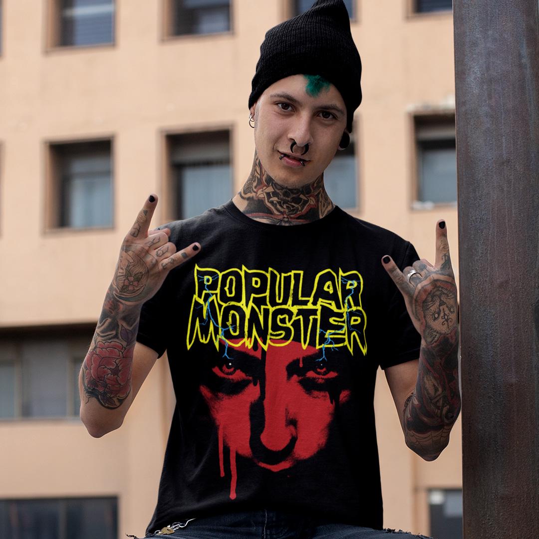 Футболка унисекс Falling In Reverse Popular Moster 2019 XL Черный (00000008425)