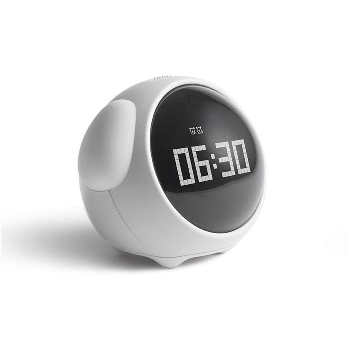 Будильник із нічником Emoji Alarm Clock White