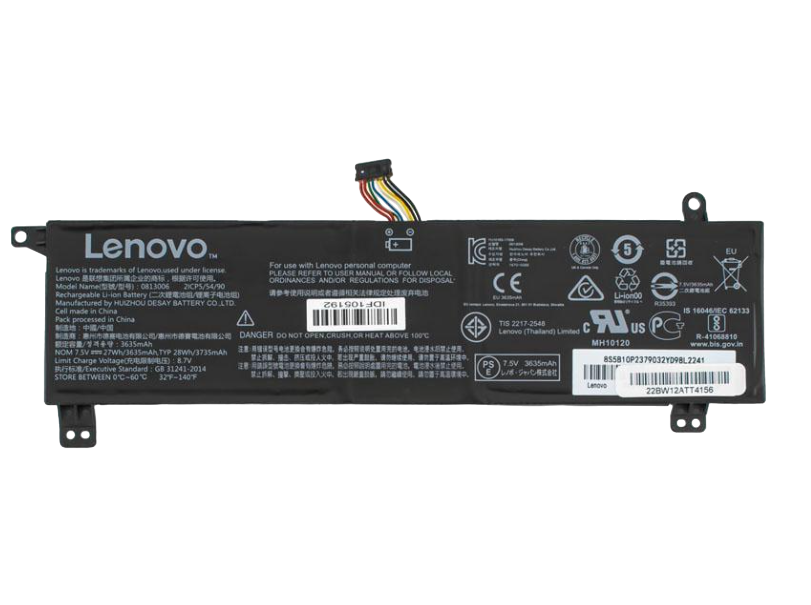 Акумулятор для ноутбука Lenovo IdeaPad 120S-11IAP 3735 mAh 7,5V (147877)
