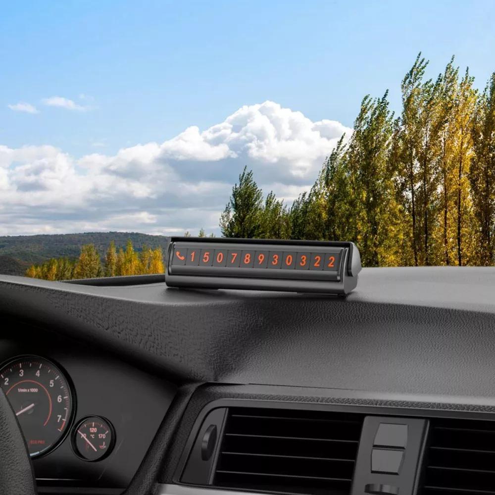 Табличка парковочная Proove Twins с люминесцентными цифрами и двумя номерами Black (612349) - фото 6 Табличка парковочная Proove Twins с люминесцентными цифрами и двумя номерами Black (612349) - фото 6