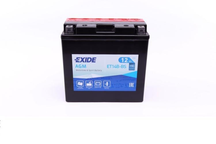 Аккумулятор EXIDE AGM L EN190 12 Ah-12 V 150х70х145 мм (ET14B-BS)