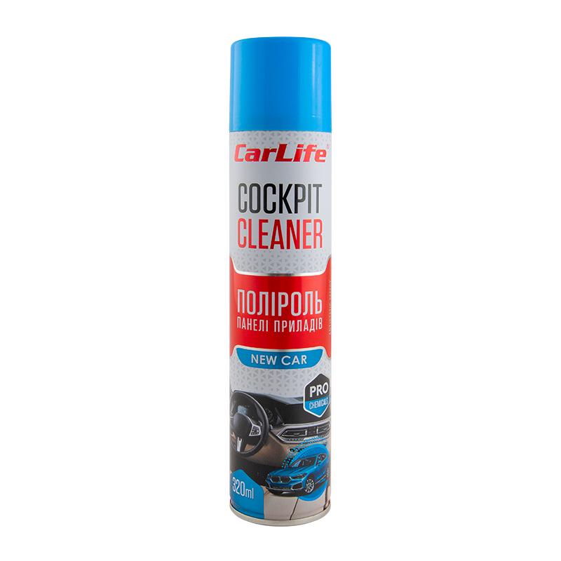 Полироль для приборной панели Carlife Cockpit Cleaner Новая машина 320 мл (56734) - фото 1