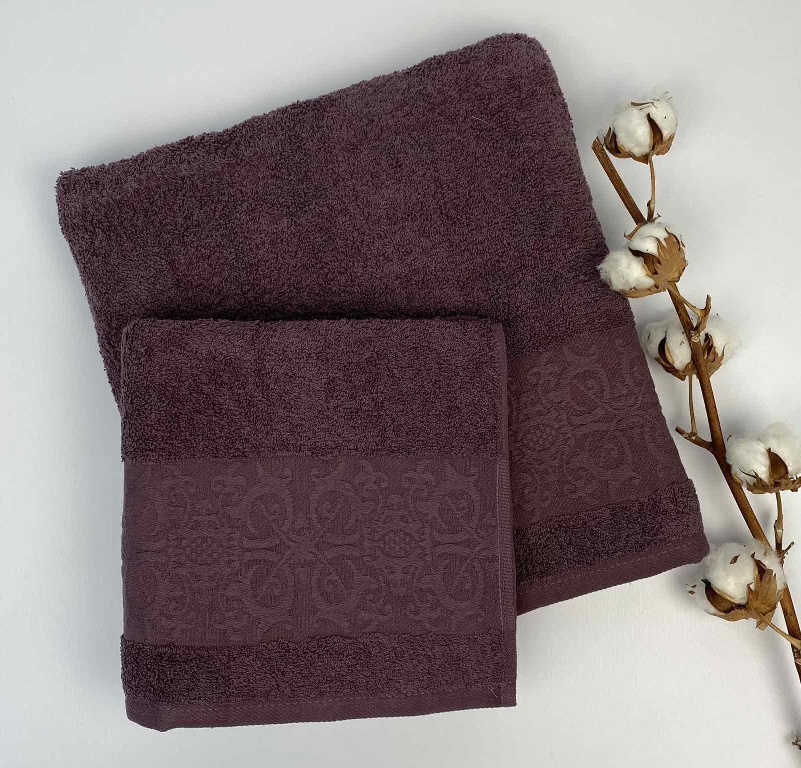 Набор полотенец Cottonize cod 124 2 шт. в фирменной коробке Коричневый (CN23974)