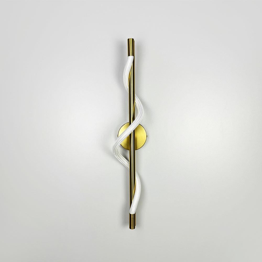 Бра с оплетенным неоном 60 см Латунь (W 202/600 AB)