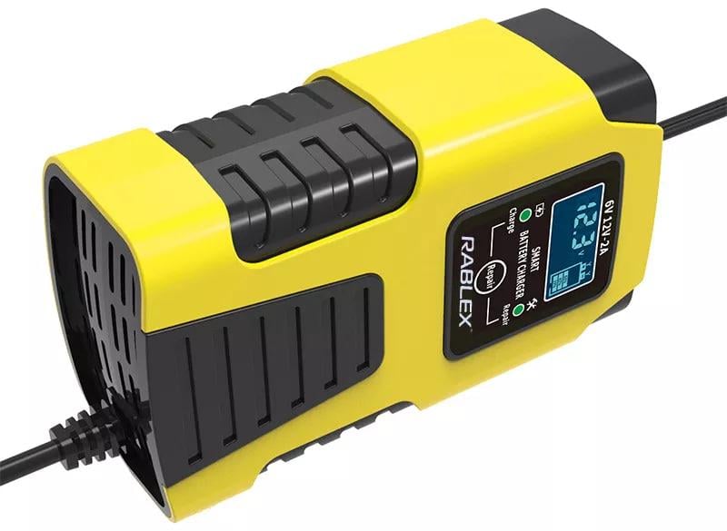 Зарядний пристрій автоматичний Rablex RB-600 6V/12V 2Ah 30 W (2260367946)
