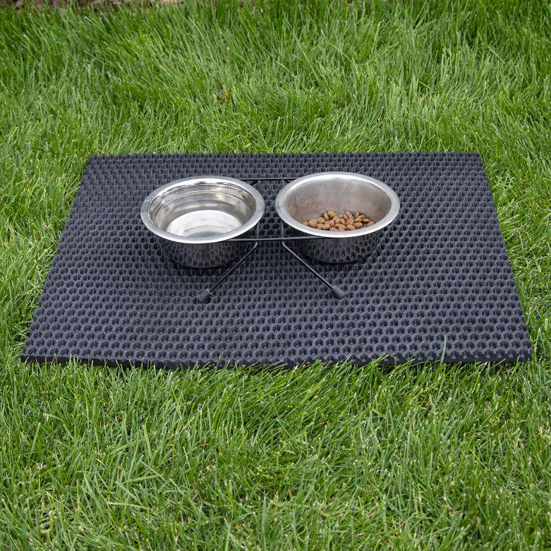 Килимок під миски для домашніх тварин OSPORT 50х30 см Чорний (R-00018) - фото 2 Килимок під миски для домашніх тварин OSPORT 50х30 см Чорний (R-00018) - фото 2