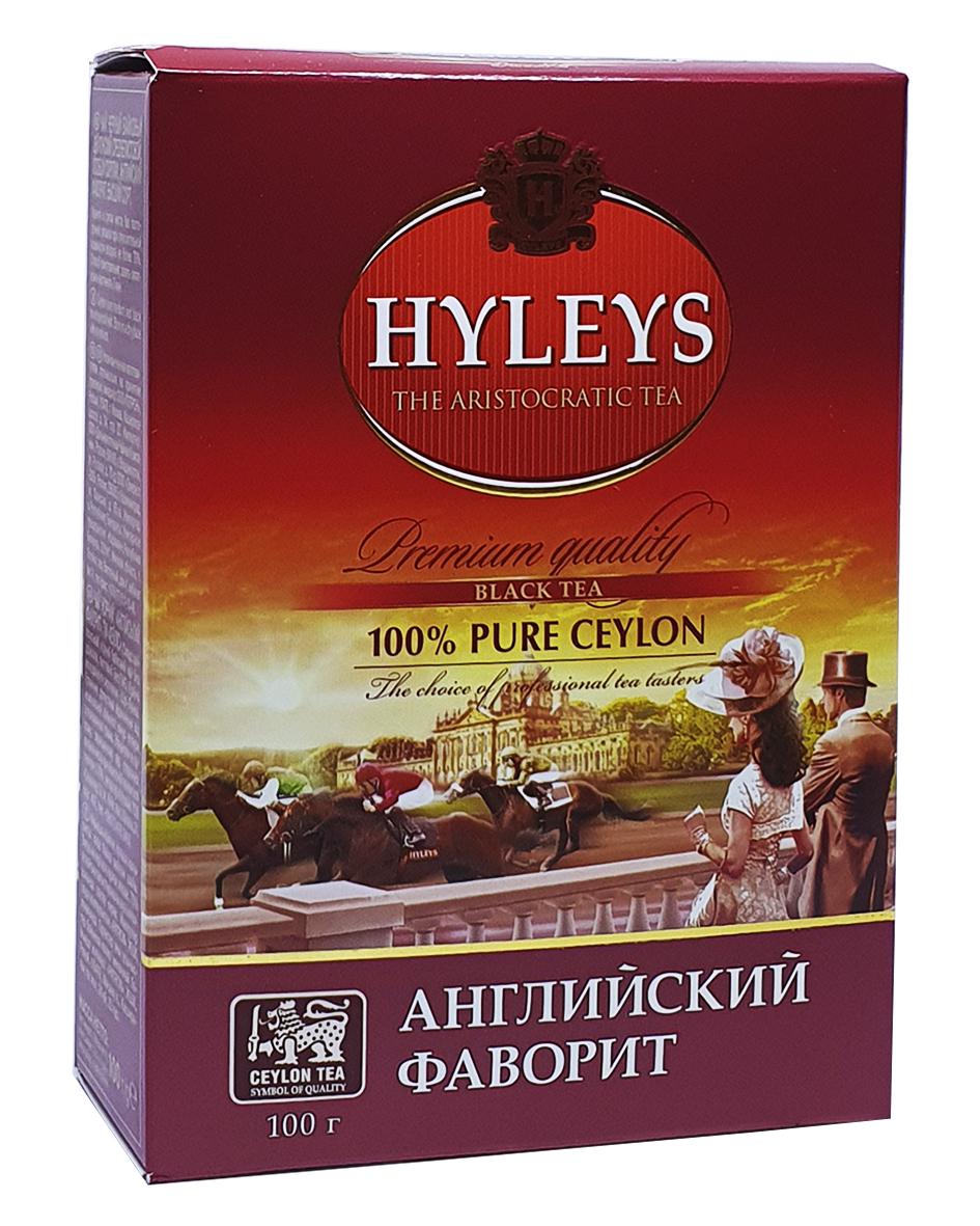 Чай черный Hyleys Английский фаворит среднелистовой 100 г (647)