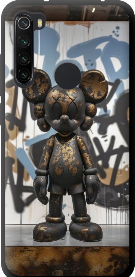 Чехол на Xiaomi Redmi Note 8 Bronze kaws v2 (6098b-1787-42517)