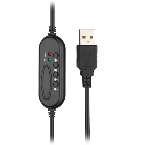 Гарнітура 2E CH12 Mono On-Ear USB (2E-CH12MU) - фото 6