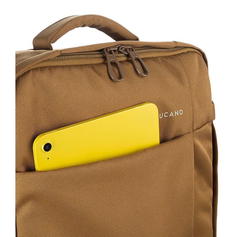 Дорожная сумка на колесах Tucano Tugo M Trolley 45 л Коричневый (BTRTUG-M-MC) - фото 9