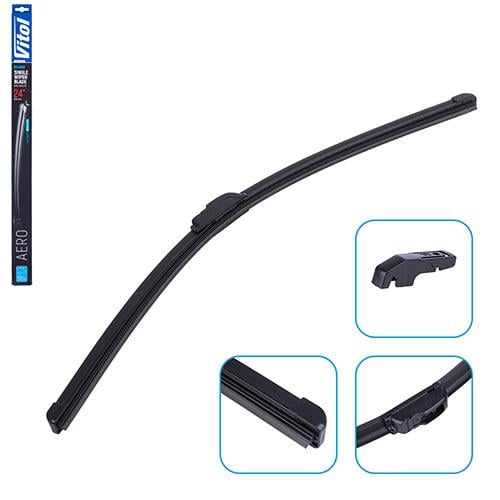 Щітка склоочищувача Vitol Aero безкаркасна 24" 600 мм (00000054414) - фото 2