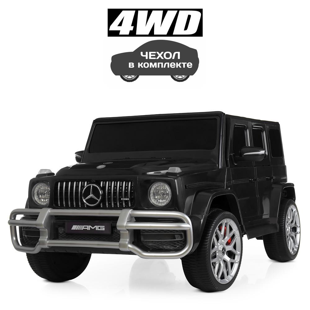 Электромобиль детский 4259EBLR Mercedes-Benz 4x4 AMG 4WD M двухместный Черный - фото 11