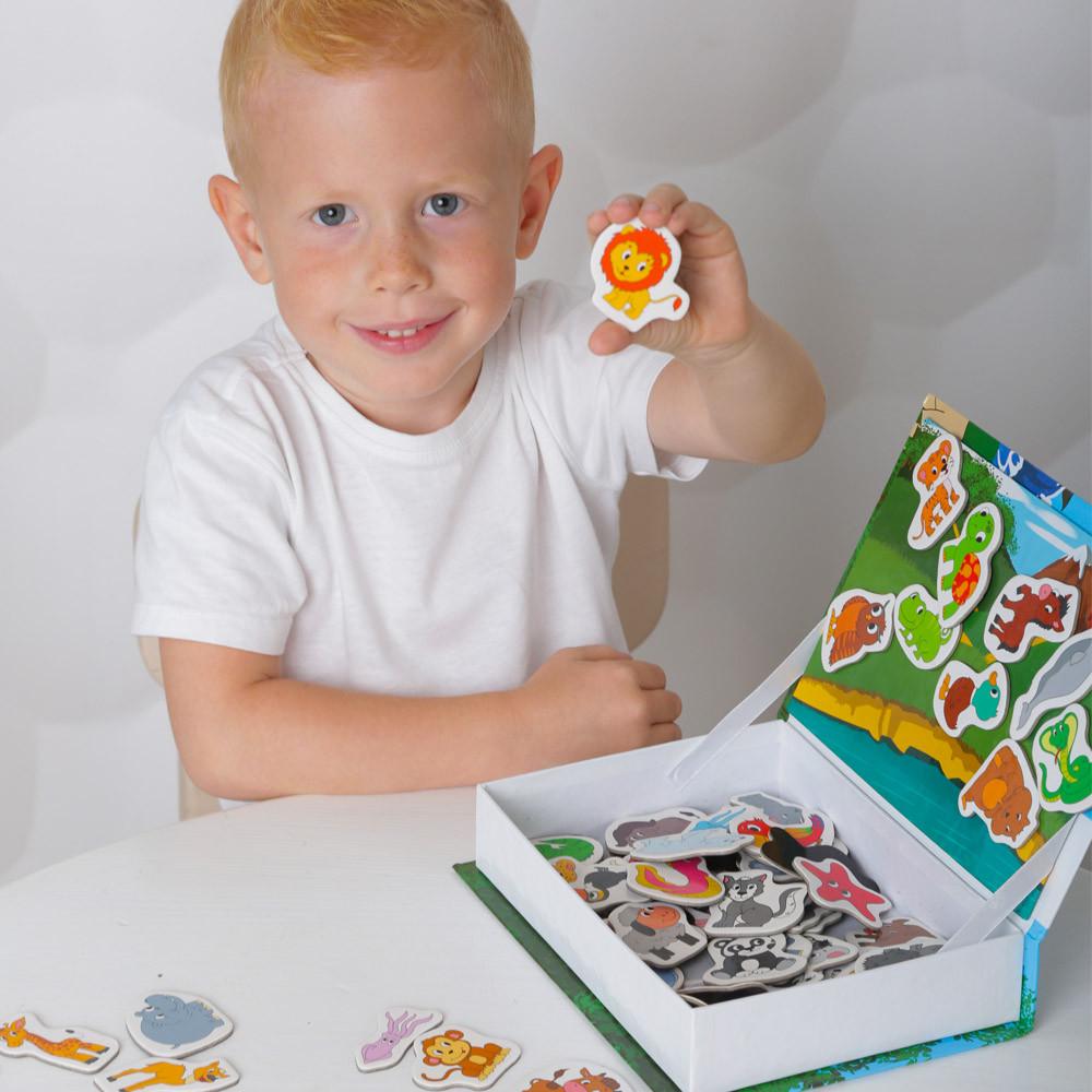 Набір магнітів Magdum Магнітна історія Тварини 71 шт. (ML4032-01 EN) - фото 5