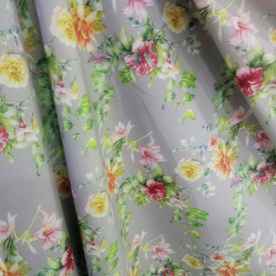 Ткань плательная IDEIA Супер Софт 180/2 1,5 м Серые лилии (2200004097183)