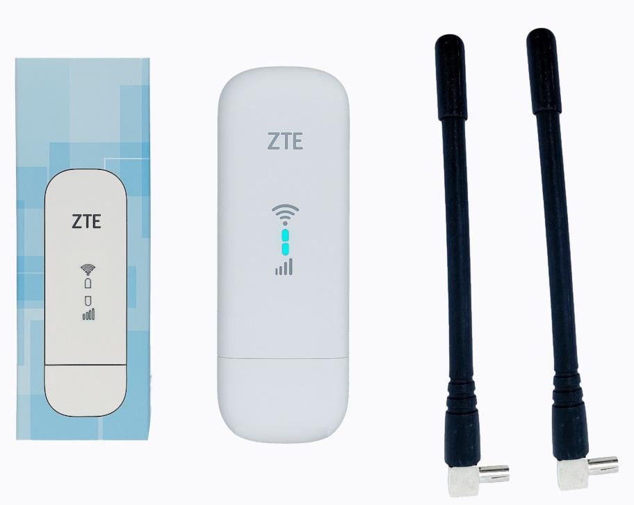 Роутер модем WIFI 4G ZTE MF 79 U USB сим карта два виходи під антену та 2 антени по 5 дбi
