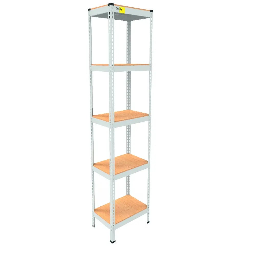 Стелаж металевий Emby Light Series 5 полиць ДСП до 100 кг 1800х450x300 мм Білий (65d33a266fb0382fce23f034) Стелаж металевий Emby Light Series 5 полиць ДСП до 100 кг 1800х450x300 мм Білий (65d33a266fb0382fce23f034)