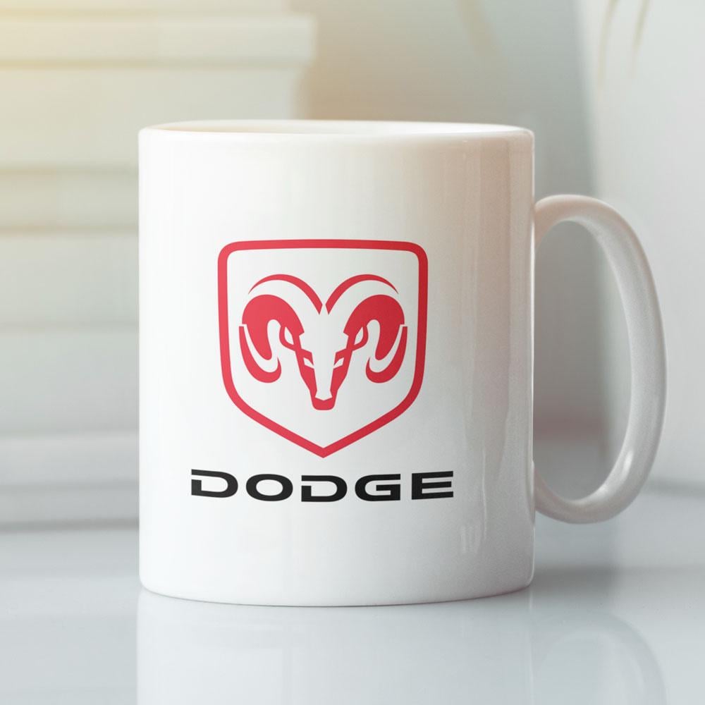 Чашка с логотипом Dodge 330 мл (14982234) Чашка с логотипом Dodge 330 мл (14982234)