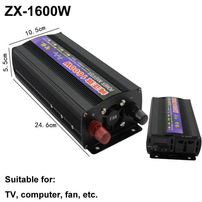 Инвертор 1600W Powerone ZX-1600W 12В-220В чистый синус - фото 3