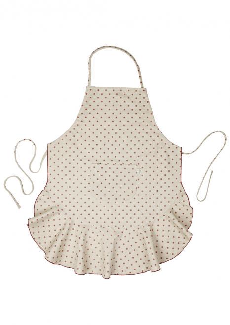 Фартух Прованс Господиня Горох Бордовий (31628)