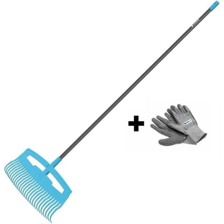 Граблі для листя Cellfast IDEAL алюмінієва ручка 178 см 52,5 см з рукавичками BASIC (40-311K) Граблі для листя Cellfast IDEAL алюмінієва ручка 178 см 52,5 см з рукавичками BASIC (40-311K)