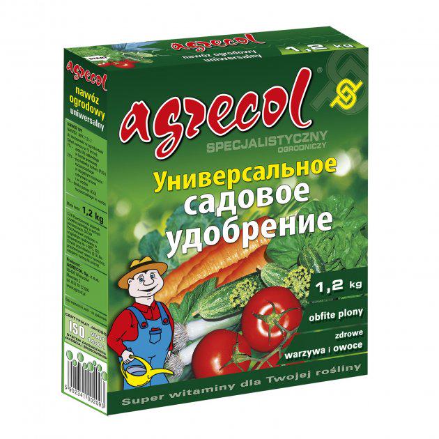 Удобрение Agrecol универсальное садовое 1,2 кг ТД Гекса-Украина 04-01-134 (IR01688)