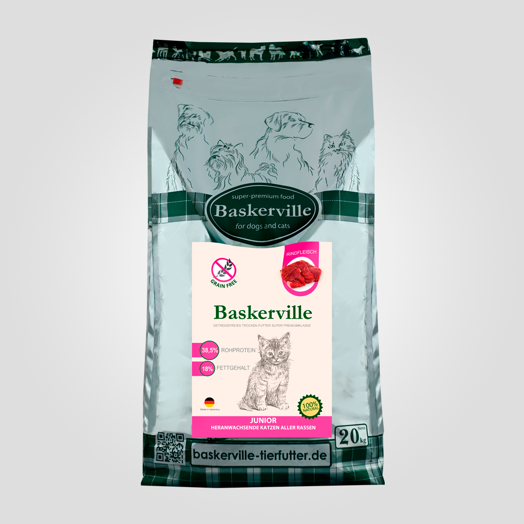 Корм сухой беззерновой для котят Baskerville говядина и мясо птицы 20 кг (20502764) Корм сухой беззерновой для котят Baskerville говядина и мясо птицы 20 кг (20502764)