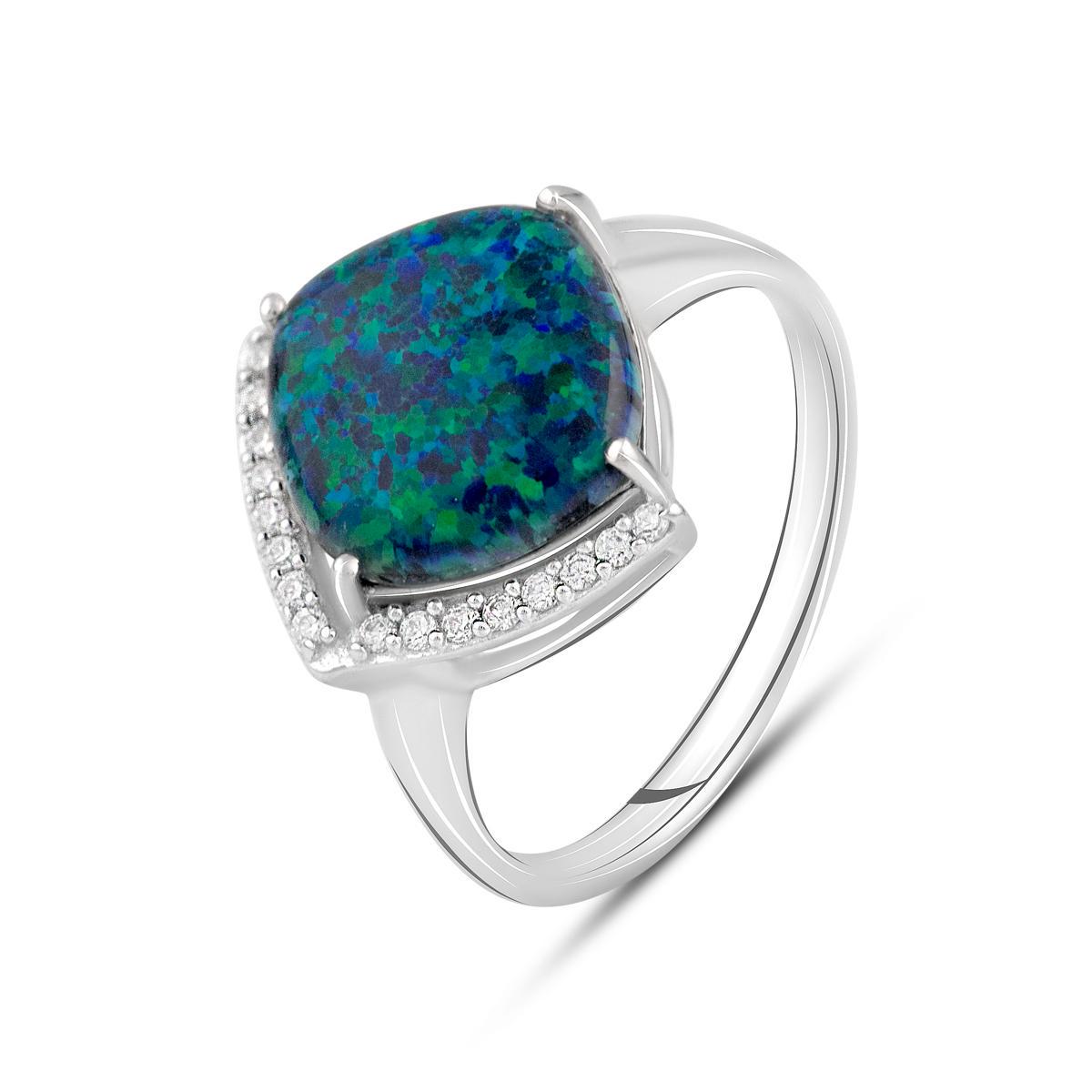 Кольцо серебряное с опалом 2,986 ct 4,21 г р. 20 (2125297)