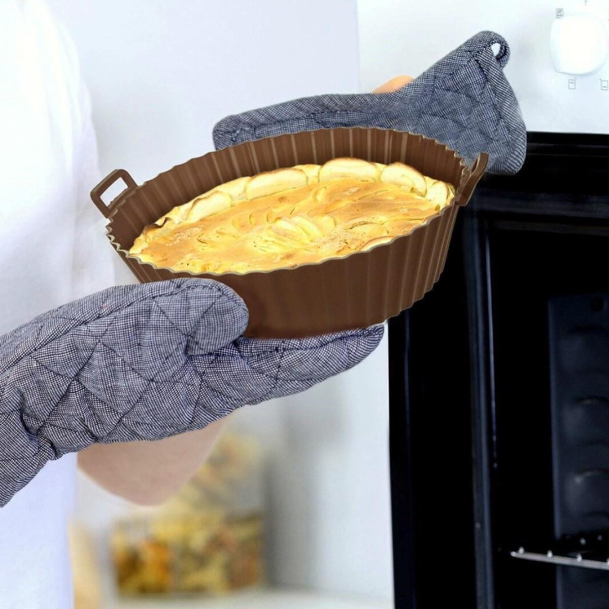 Форма силіконова A-PLUS для аерогрилю мультипечі 23х6 см (4050 G) - фото 4 Форма силіконова A-PLUS для аерогрилю мультипечі 23х6 см (4050 G) - фото 4