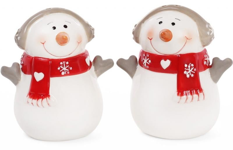 Набір для спецій сніговик 6,8х5,1х7,7 см
