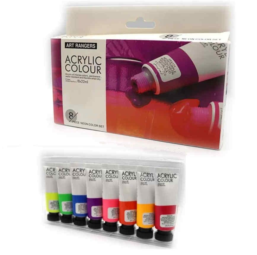 Акриловые краски ART RANGER 8 цветов по 22 мл