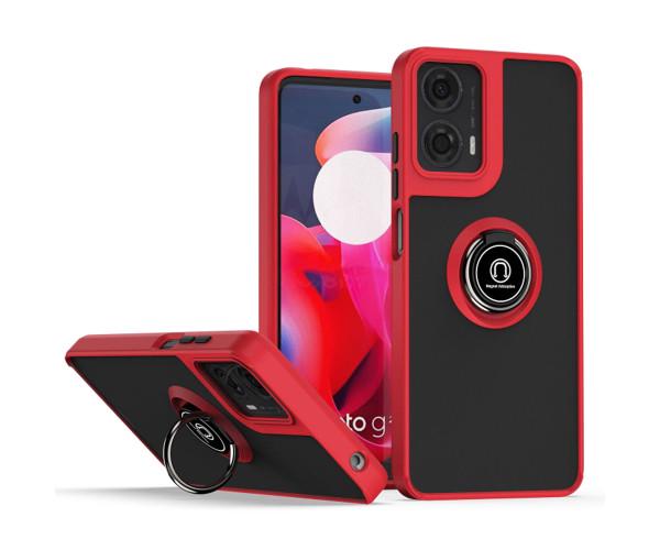 Чехол - накладка TPU Color Matte Ring для Motorola Moto G85 / S50 Neo Красный Чехол - накладка TPU Color Matte Ring для Motorola Moto G85 / S50 Neo Красный