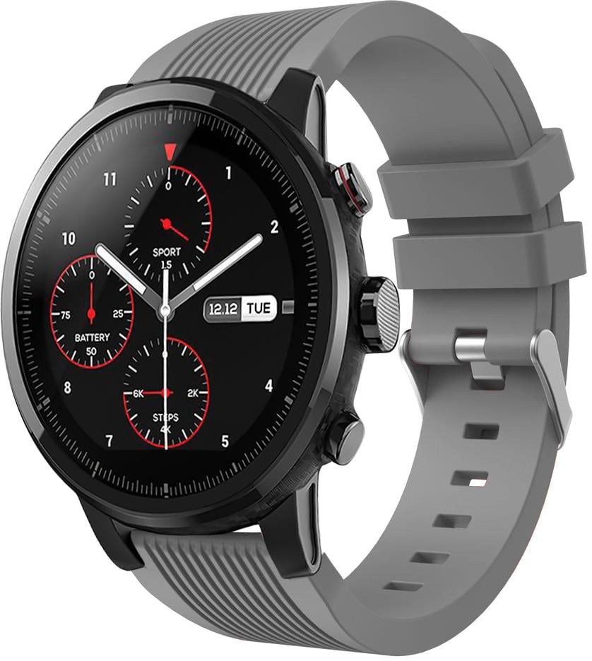 Ремешок Line для Amazfit Stratos 22 мм Grey (16025) - фото 1 Ремешок Line для Amazfit Stratos 22 мм Grey (16025) - фото 1