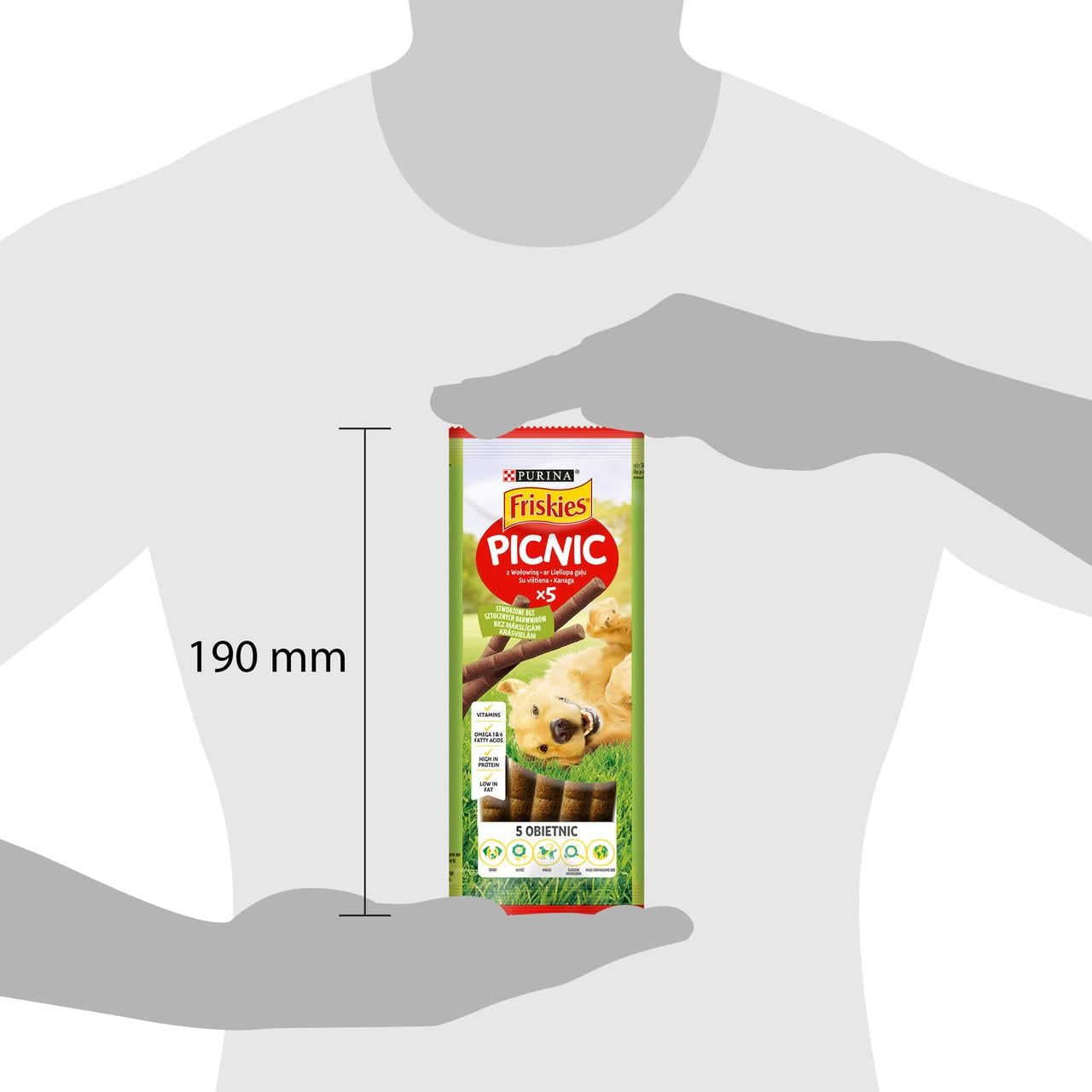 Ласощі Purina Friskies Picnic для дорослих собак з яловичиною 42 г - фото 2