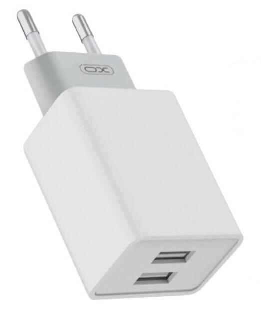 Мережевий зарядний пристрій XO L65 2 USB 2,4 A White (3014936ER)