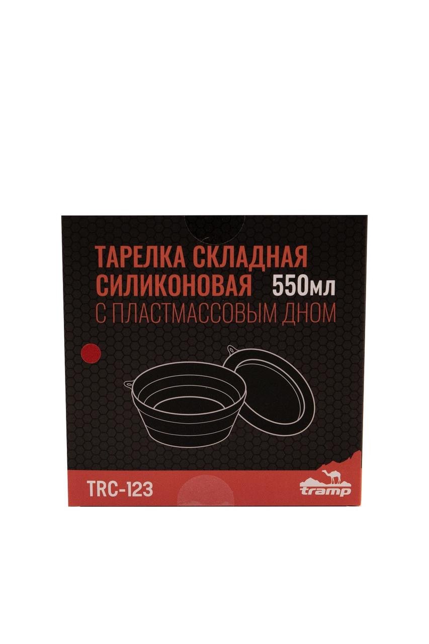 Тарелка Tramp силиконовая с пластиковым дном 550 мл Terracota (TRC-123-terracota) - фото 5
