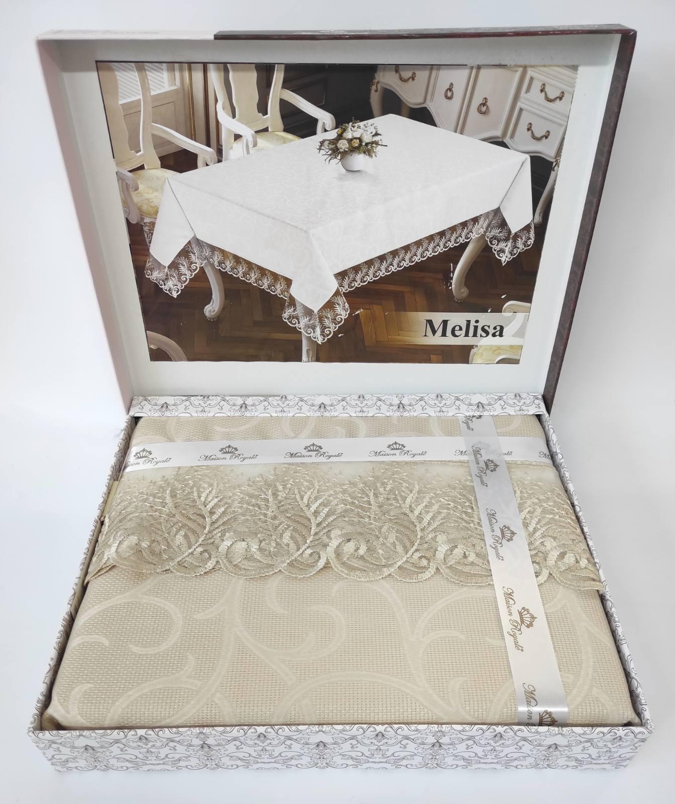 Скатертина Maison Royale 160x300 Melisa Cappucino (CN6805)