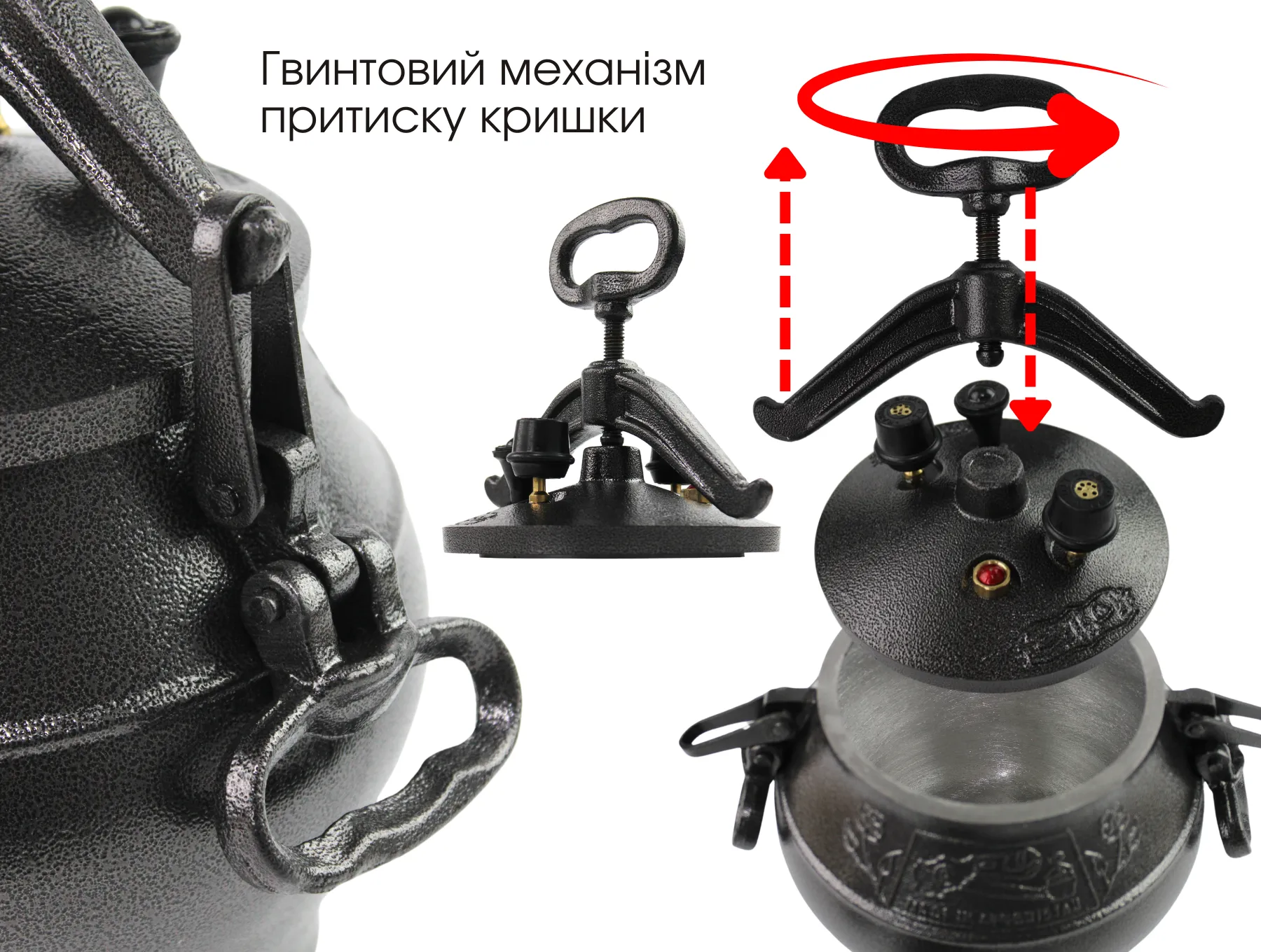 Афганский казан Rashko baba на 10 л с крышкой алюминиевый Черный (106-131-BLA10) - фото 5 Афганский казан Rashko baba на 10 л с крышкой алюминиевый Черный (106-131-BLA10) - фото 5