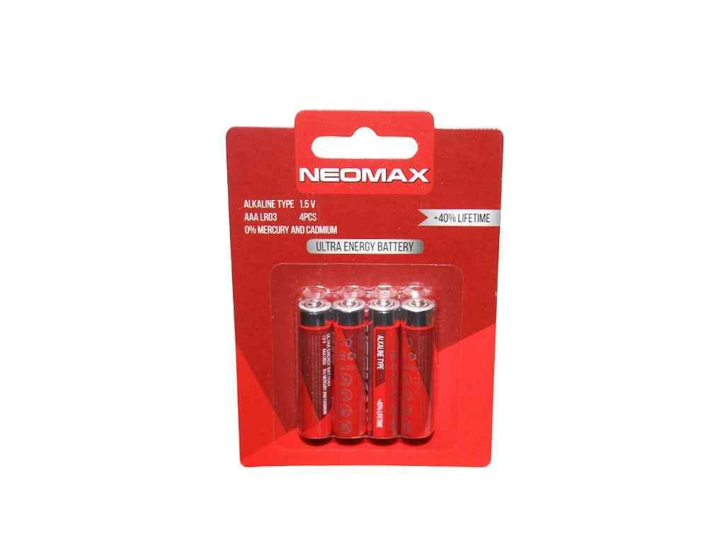 Батарейка Neomax LR03 AAA лужна Alkaline 4 шт. (945400)
