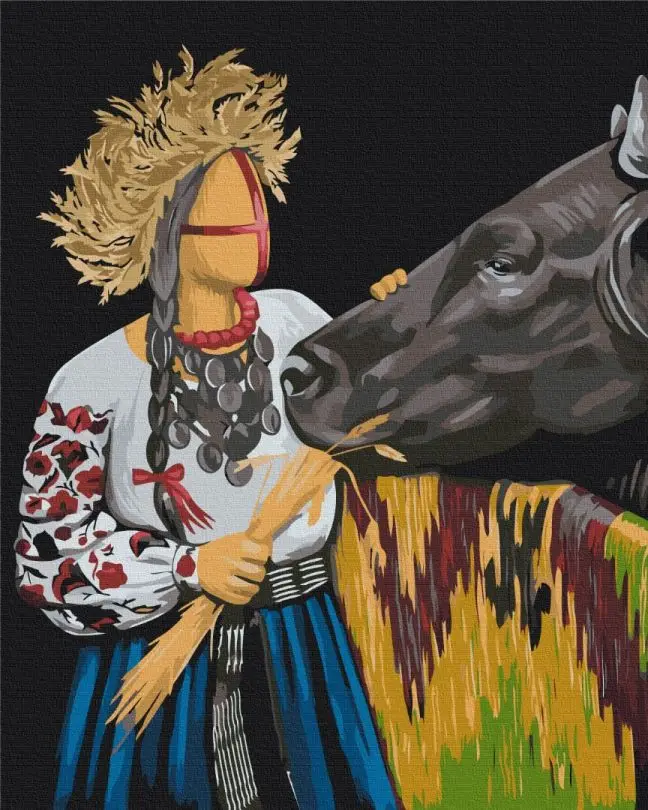 Картина по номерам Brushme Хозяйка 40x50 см (BSM-B53467)