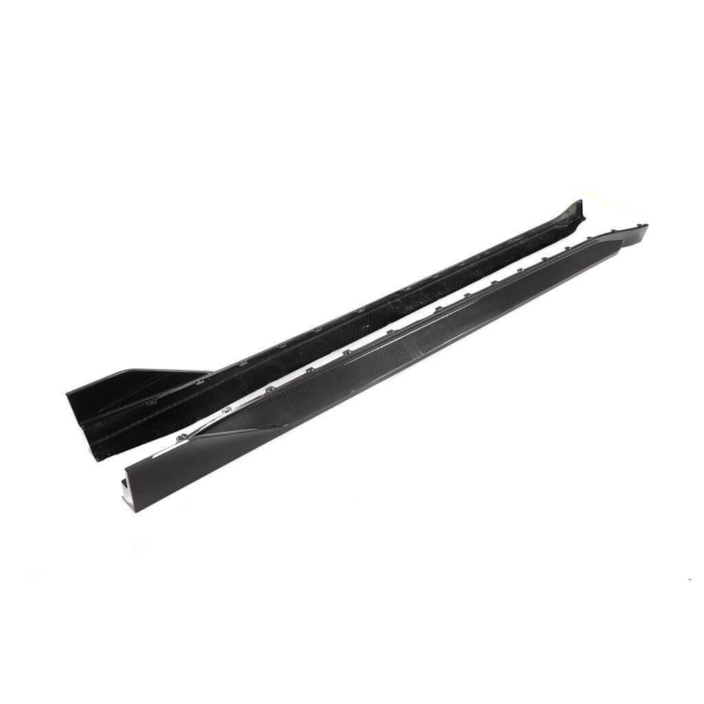 Накладки на пороги DDCarbon V2 для G80/BMW 3 G20/21 2018- гг. натуральный карбон (137177)
