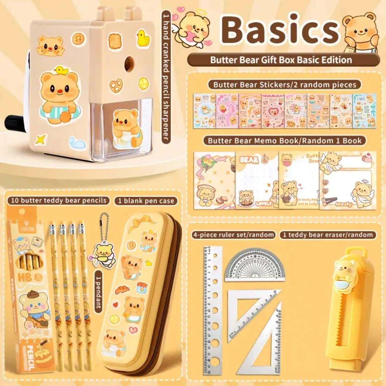 Канцелярский набор BEAR-SET с медвежьим дизайном (29059981) - фото 3 Канцелярский набор BEAR-SET с медвежьим дизайном (29059981) - фото 3