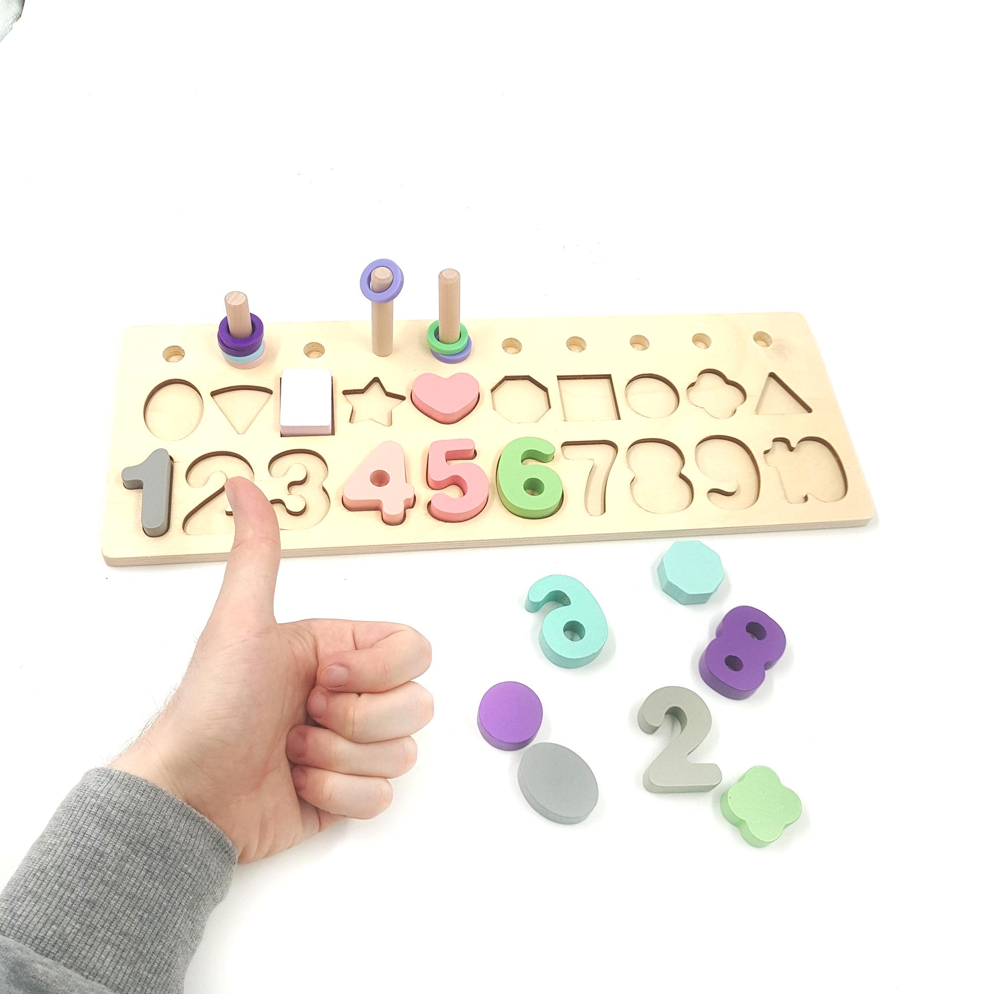 Сортер Jia Yue Toys 40 см Математика Різнокольоровий (110556) - фото 6