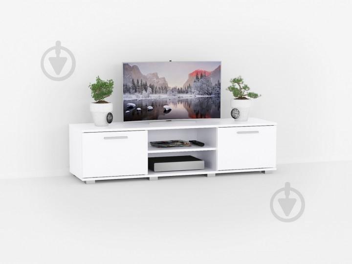Тумбочка под ТВ Forte Molly 1400x361x403 Белый