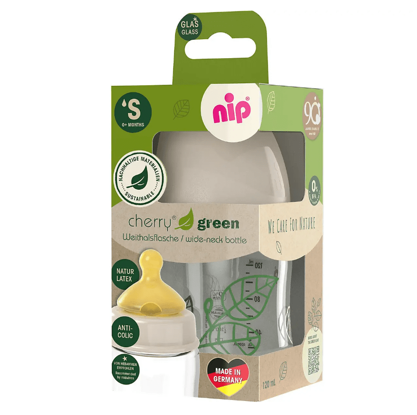 Бутылочка антиколиковая Nip GREEN Вишенка 260 мл Бежевый (143279) - фото 7