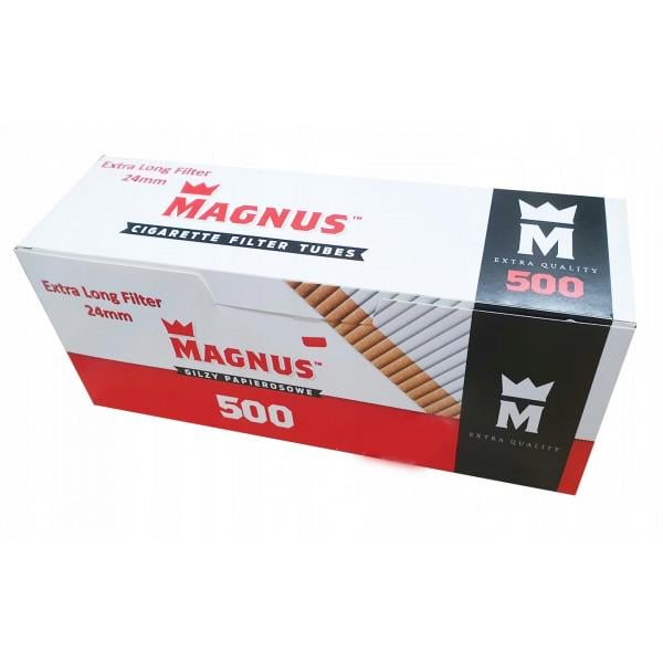 Гильзы для набивки сигарет Magnus Extra Long 500 шт. (5902768381528)