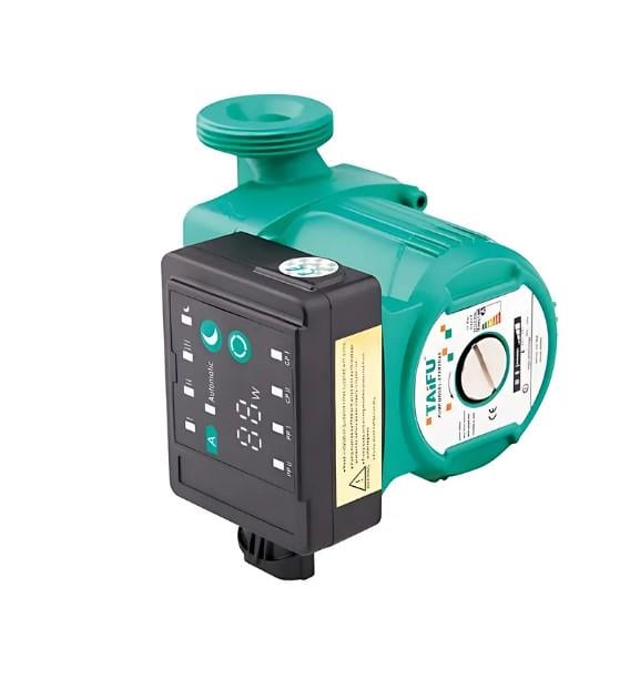 Насос циркуляционный энергосберегающий Taifu star25/4A/130 22 Вт с кабелем и гайками (TF0053)