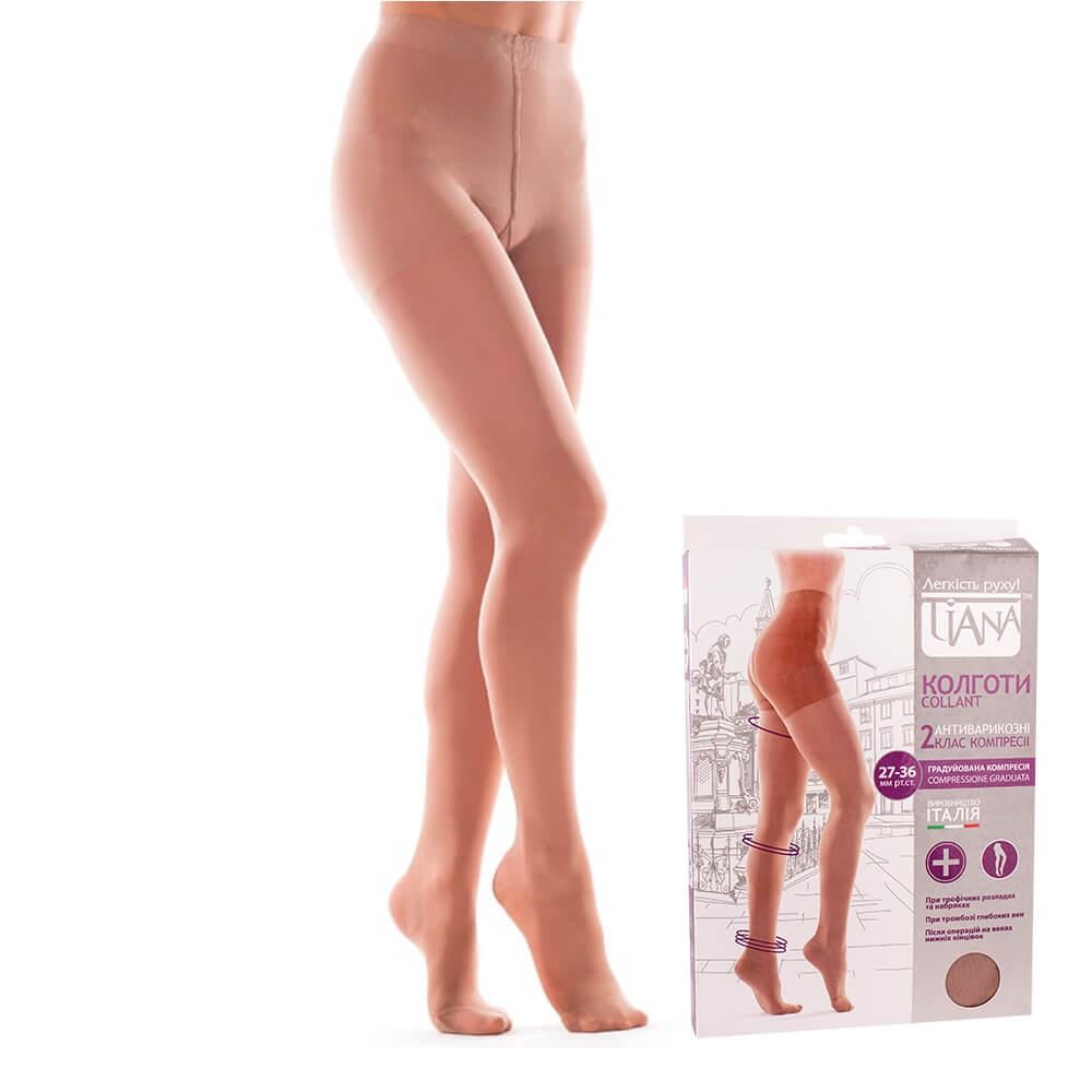 Колготки компрессионные Tiana 895 2 класс 27-36 мм рт.ст. р. 2 Бежевый (13117)
