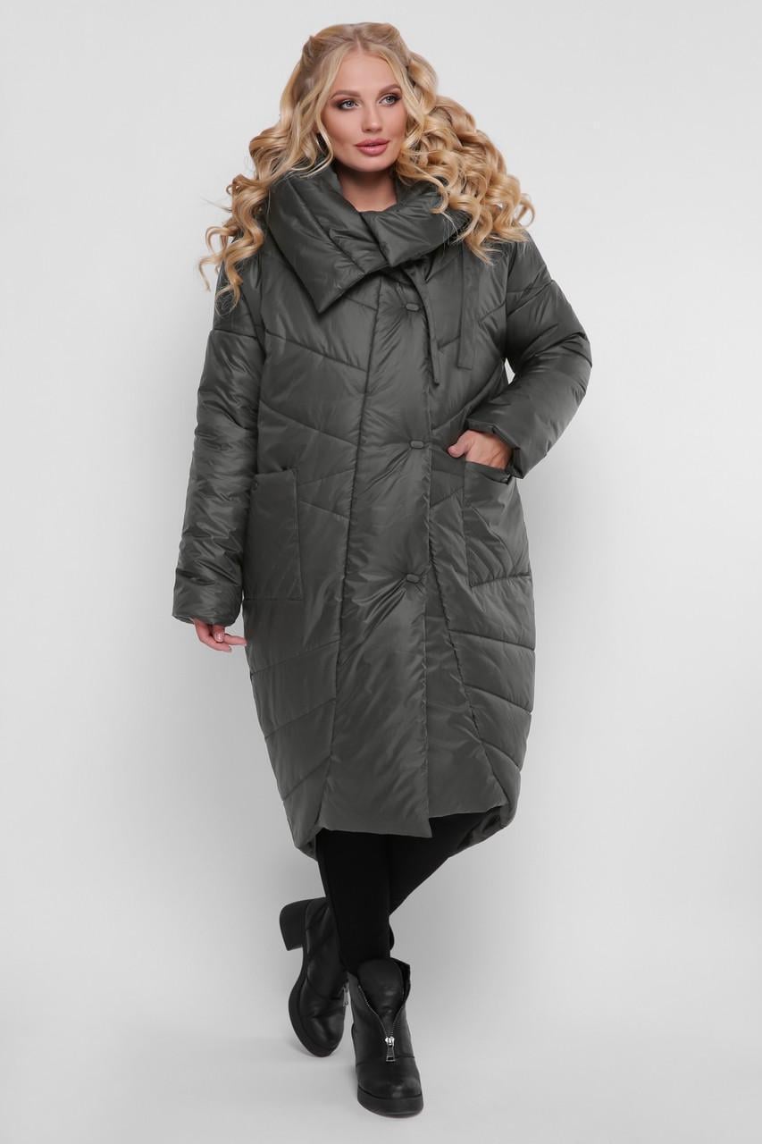 Куртка женская зимняя Welltre Blanket р. 54-56 Графитовый (3026111421)