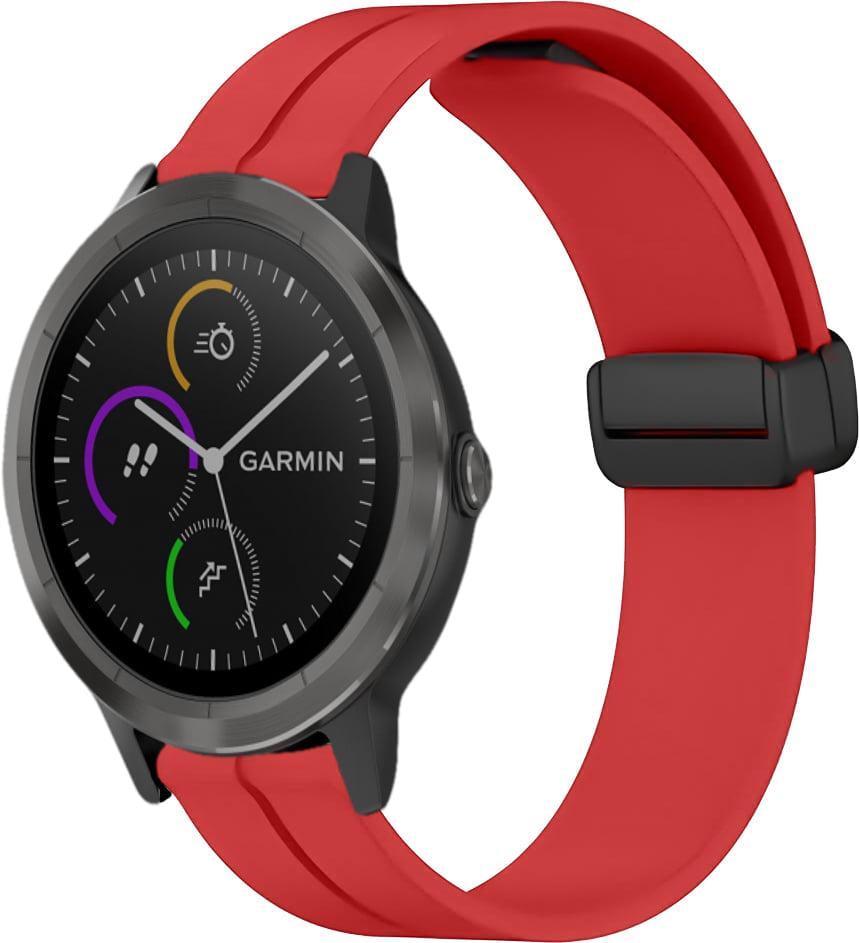 Ремешок для смарт-часов Rysta для Garmin Vivoactive 3 Red (41658-2D)